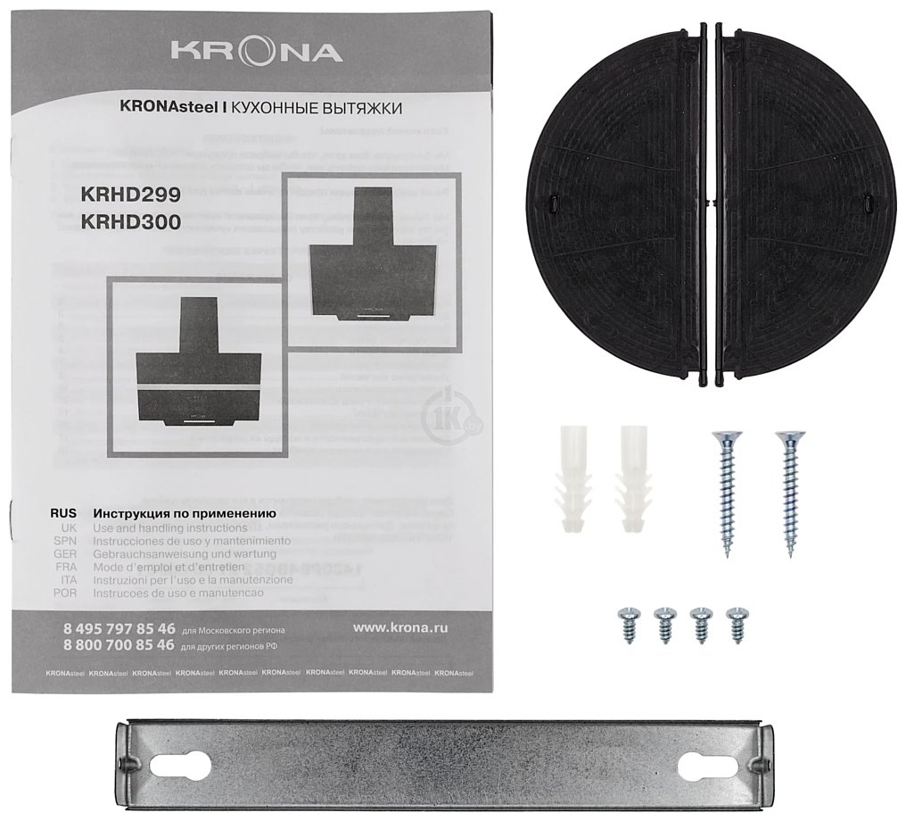 Фотографии Krona Gabriele E 600 КА-00010303 Black/Inox 1S