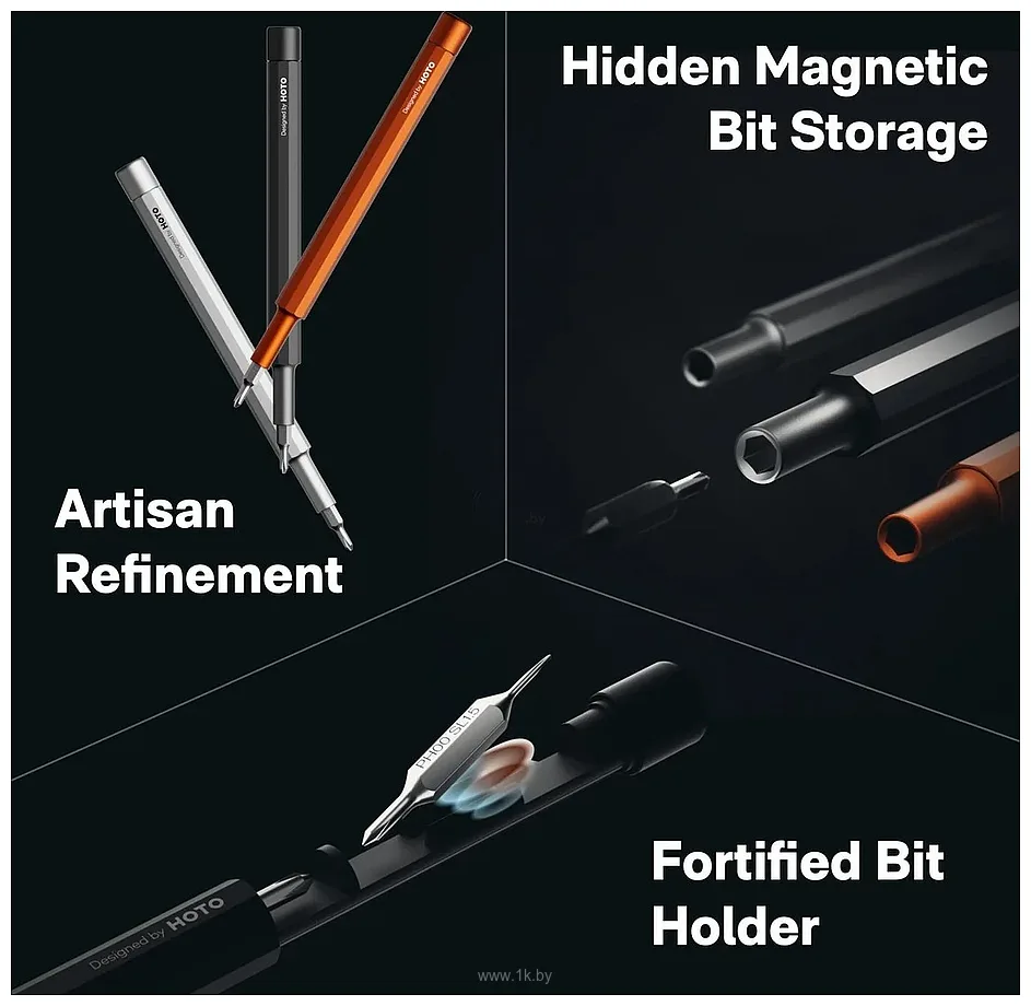 Фотографии HOTO Pocket Precision Screwdriver SE QWLSD013 черный 4 предмета
