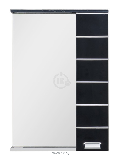 Фотографии Aquanet Доминика 60 LED цвет бел (фасад черный) (171919)