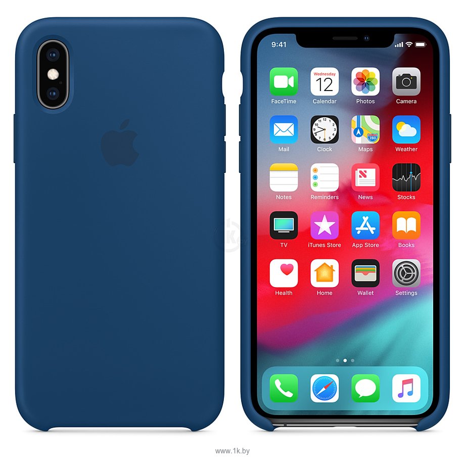 Фотографии Apple Silicone Case для iPhone XS Max Blue Horizon