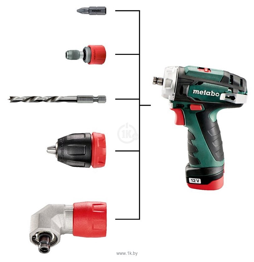 Фотографии Metabo PowerMaxx BS Quick Basic Li-Ion 2 А·ч 12 В x2 кейс