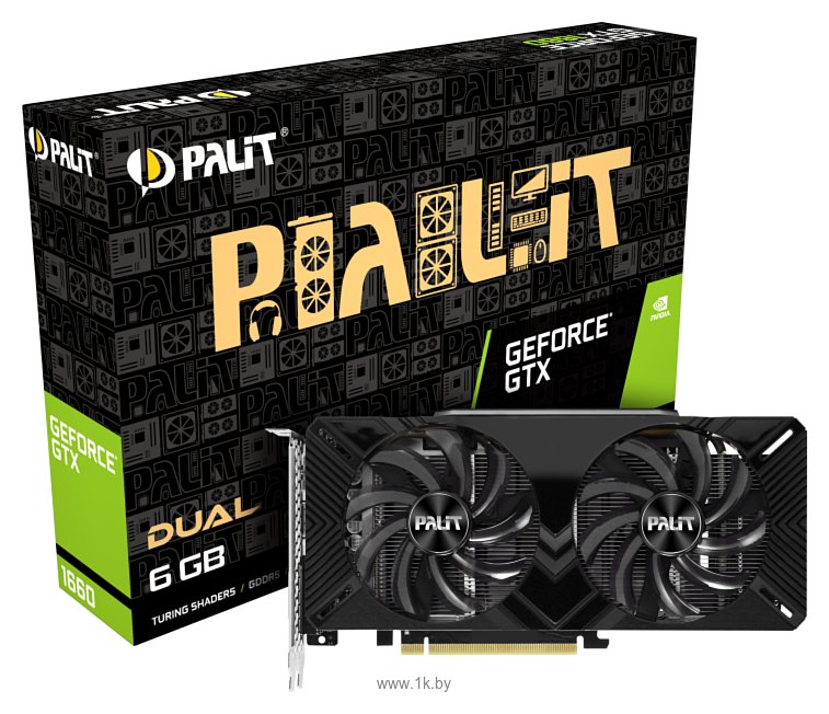 Фотографии Palit GeForce GTX 1660 Dual 6GB (NE51660018J9-1161C)