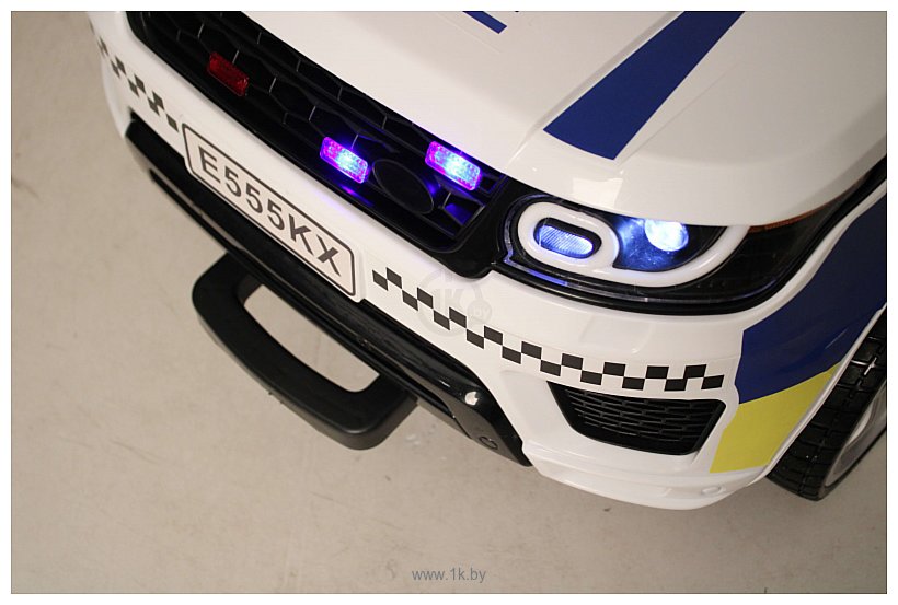 Фотографии RiverToys Range Rover E555KX (белый, полиция)