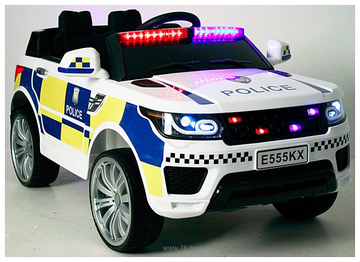 Фотографии RiverToys Range Rover E555KX (белый, полиция)