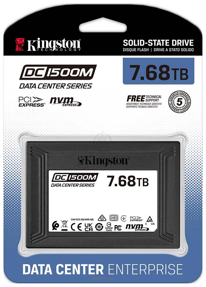 Фотографии Kingston DC1500M 7.68TB SEDC1500M/7680G