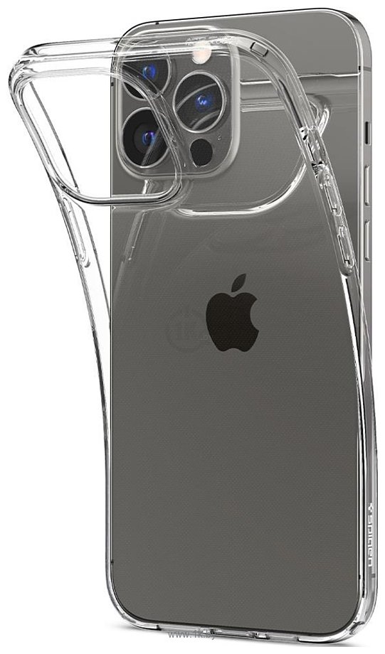 Фотографии Spigen Liquid Crystal для iPhone 13 Pro ACS03254 (прозрачный)