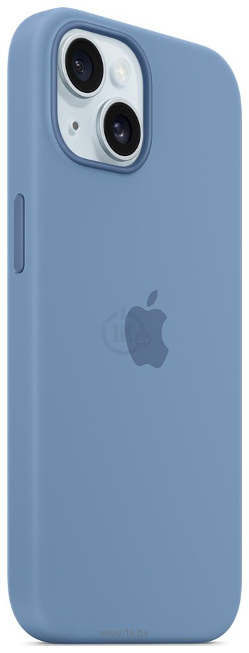 Фотографии Apple MagSafe Silicone Case для iPhone 15 (зимний синий)
