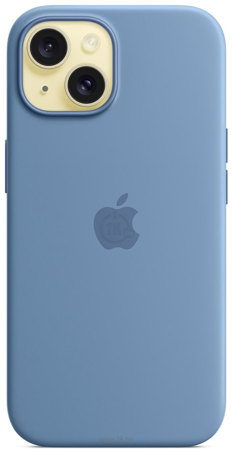 Фотографии Apple MagSafe Silicone Case для iPhone 15 (зимний синий)