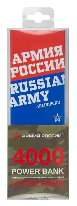 Фотографии Red Line J01 Армия России дизайн №8 УТ000017274 4000 mAh