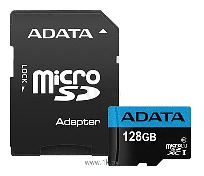 Фотографии ADATA Premier microSDXC Class 10 UHS-I U1 R/W : 85/25MB/s 128GB + SD adapter