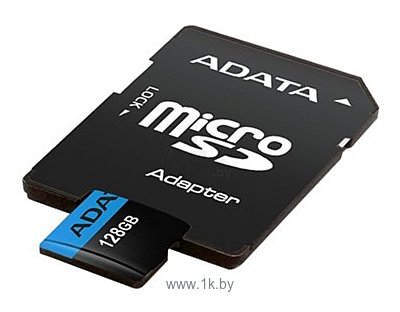 Фотографии ADATA Premier microSDXC Class 10 UHS-I U1 R/W : 85/25MB/s 128GB + SD adapter