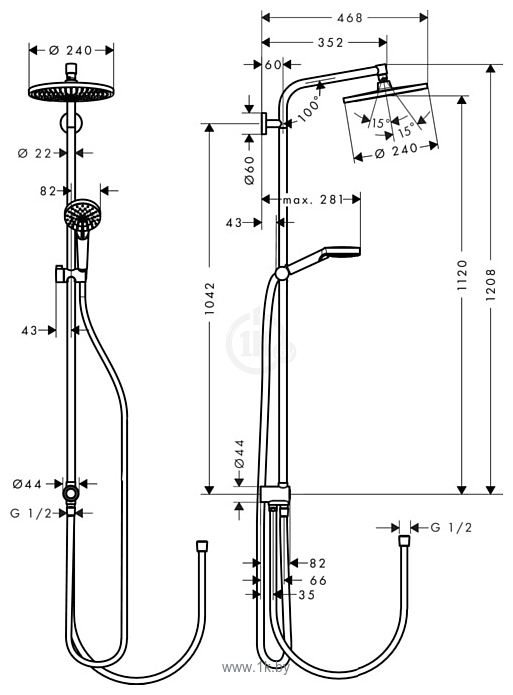 Фотографии Hansgrohe Crometta S 240 1jet 27270000