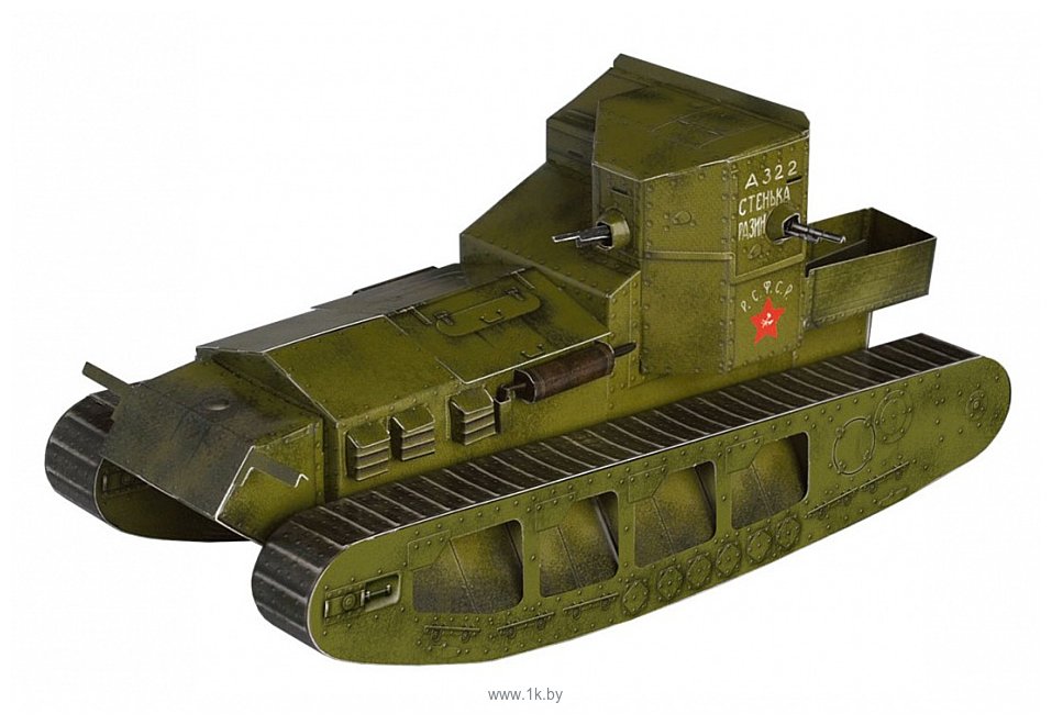 Фотографии Умная Бумага Средний танк MK A "Whippet" (зеленый)