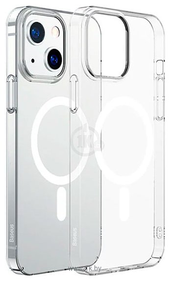 Фотографии Baseus Crystal Magnetic для iPhone 13 Pro (прозрачный)