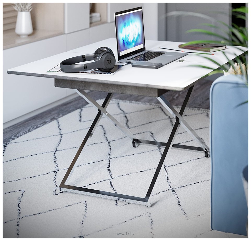 Фотографии Калифорния мебель Андрэ Хром (серый бетон)