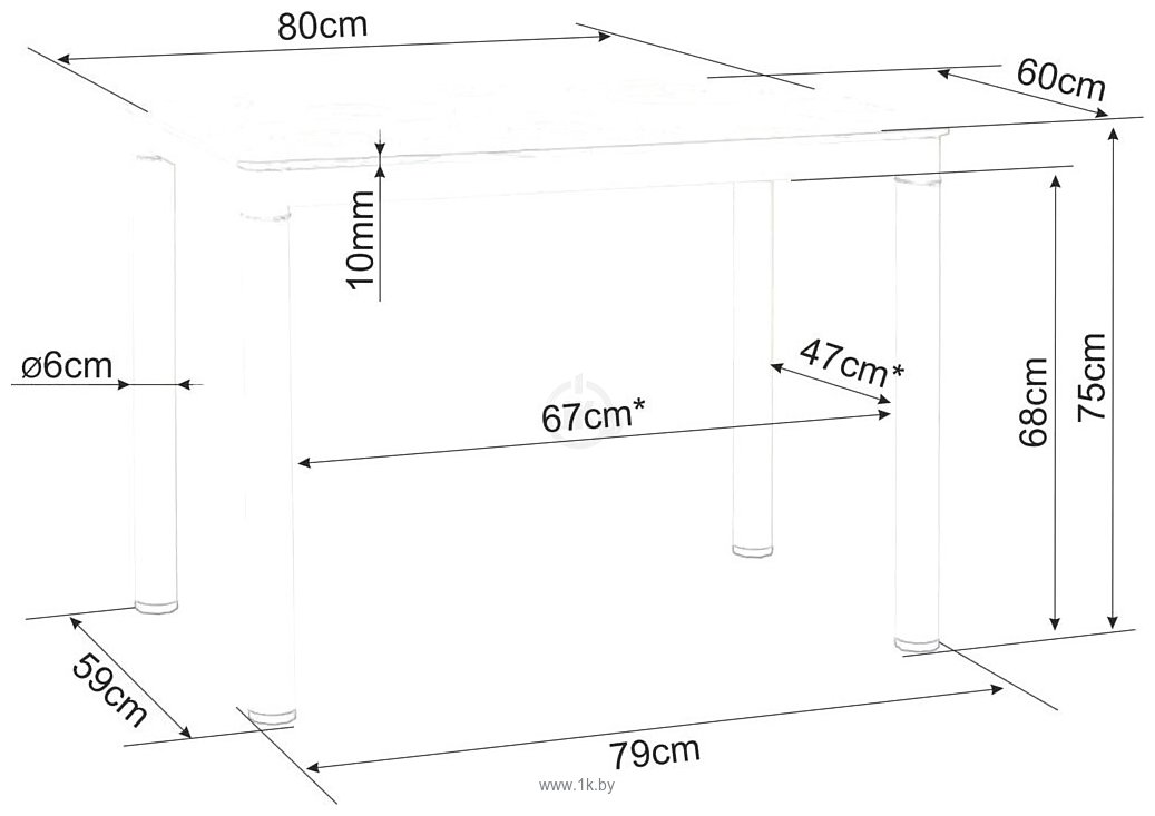 Фотографии Signal Damar DAMARBC80 (белый мрамор/черный матовый)