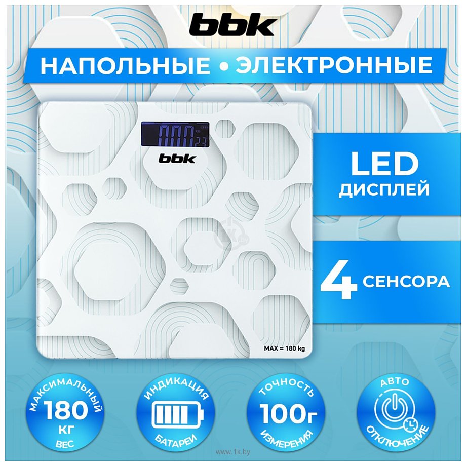 Фотографии BBK BCS3005GE (белый/серый)