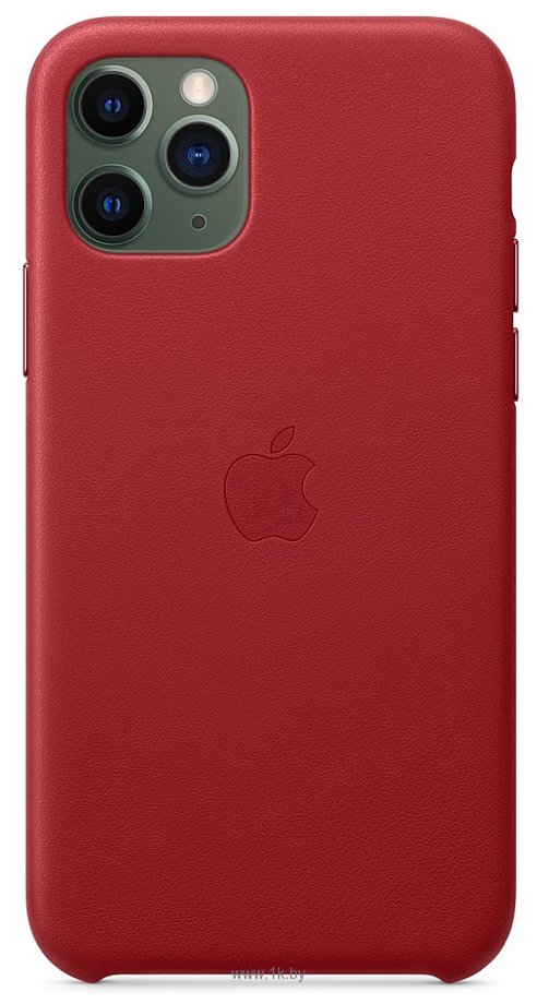 Фотографии Apple Leather Case для iPhone 11 Pro Max (красный)