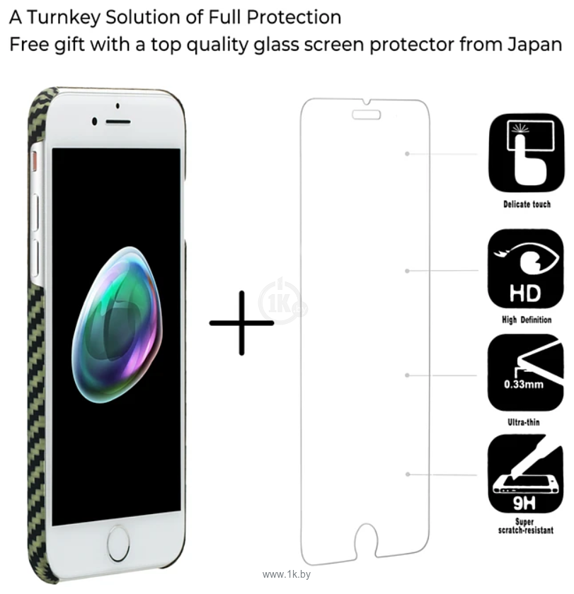 Фотографии Pitaka MagEZ Case Pro для iPhone 7 (twill, черный/желтый)