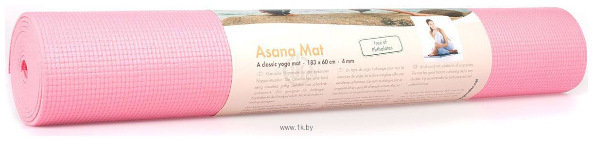 Фотографии Bodhi Asana Mat 183x60x0.45 (розовый)