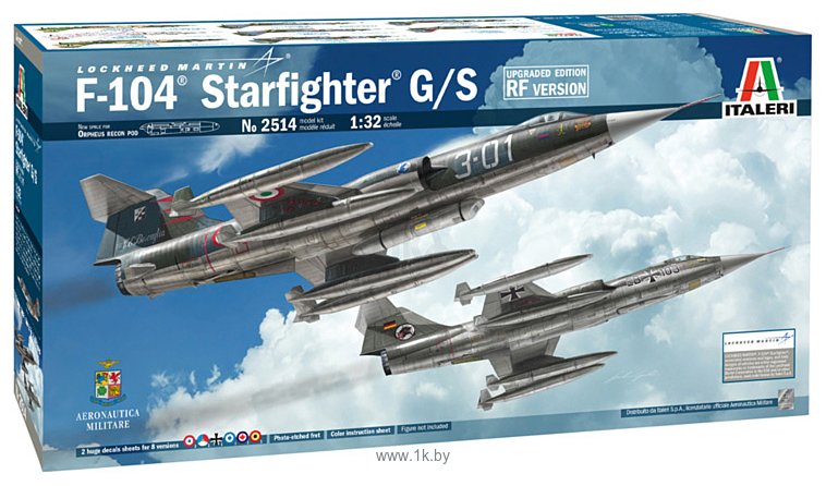 Фотографии Italeri 2514 F-104 Starfighter G/S Upgraded Edition Rf Version