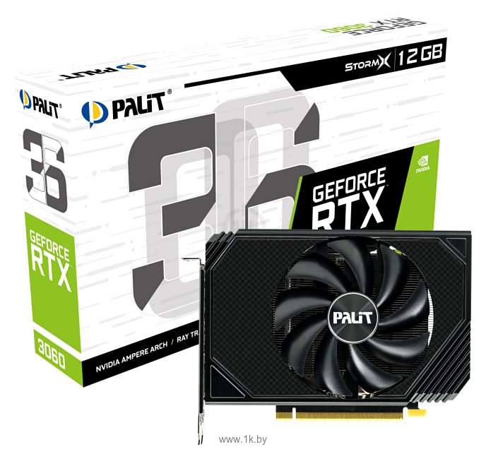 Фотографии Palit GeForce RTX 3060 StormX 12G (NE63060019K9-190AF)