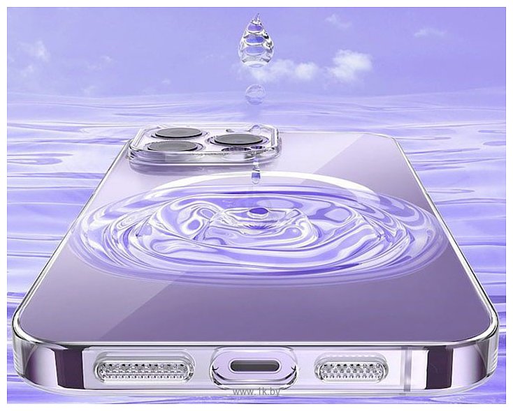 Фотографии Baseus Crystal Series Magnetic Case для iPhone 13 Pro (прозрачный)