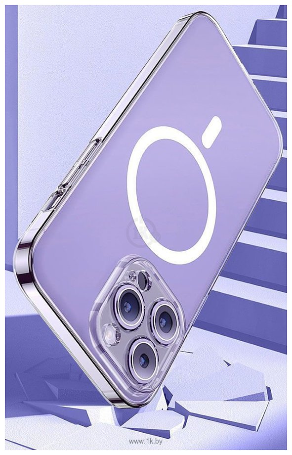 Фотографии Baseus Crystal Series Magnetic Case для iPhone 13 Pro (прозрачный)