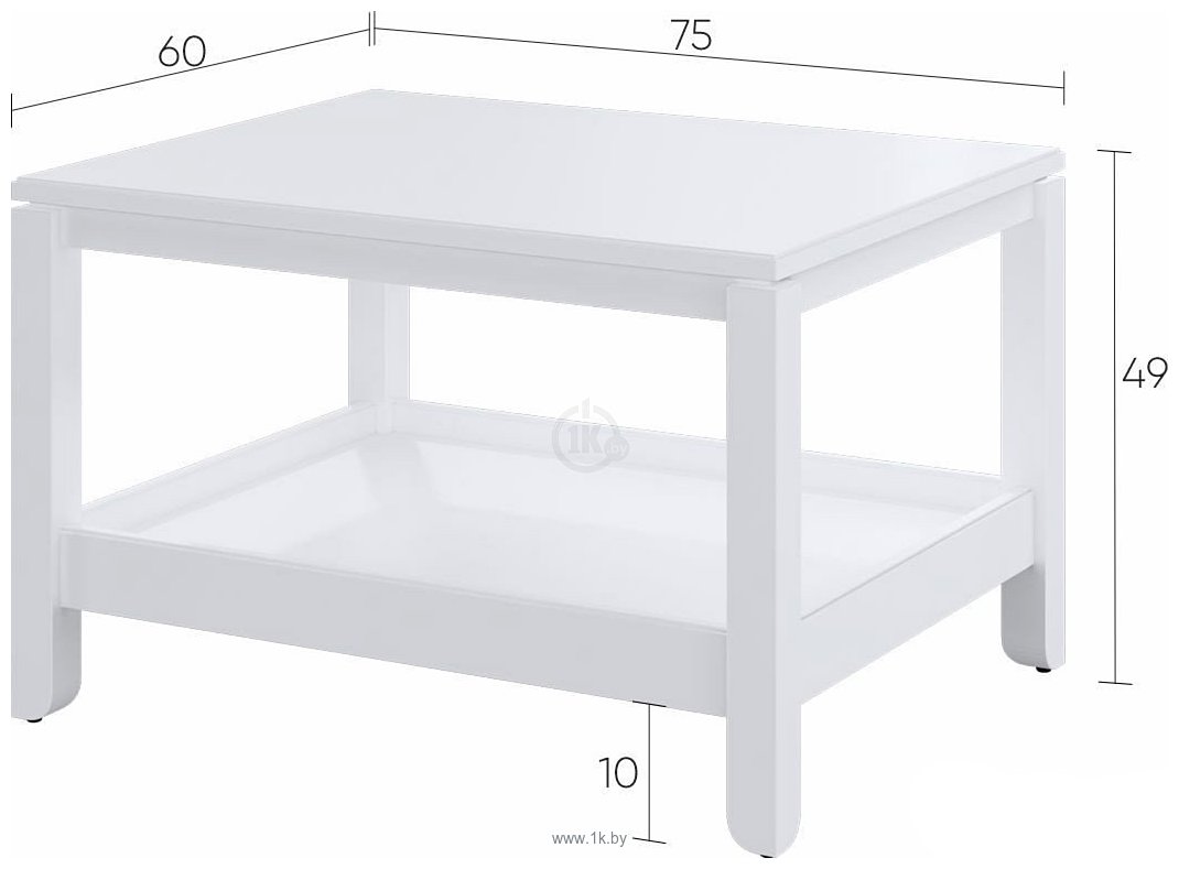 Фотографии Лузалес Кодзув 75x60x49 (белый)