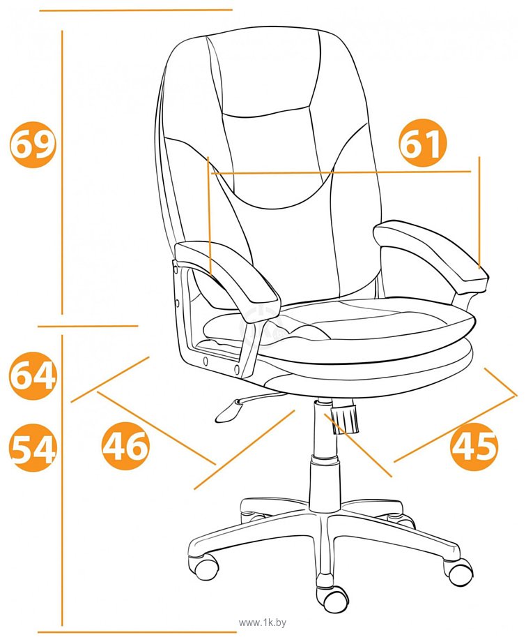 Фотографии TetChair Comfort LT флок (серый)