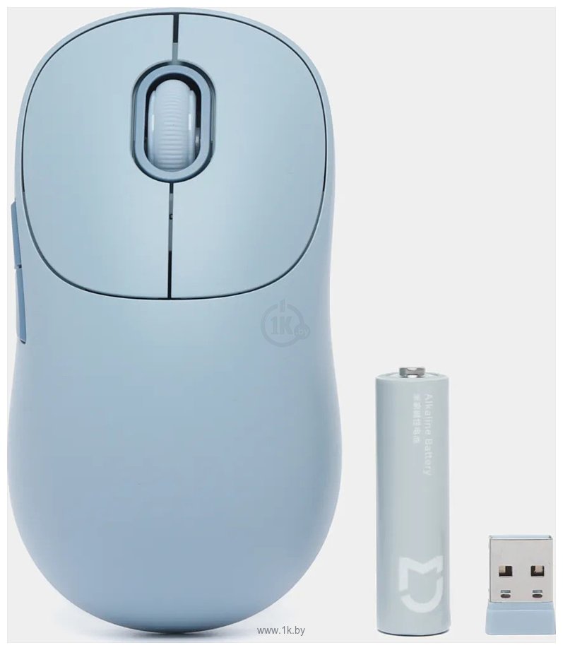 Фотографии Xiaomi Wireless Mouse 3 XMWXSB03YM blue, китайская версия