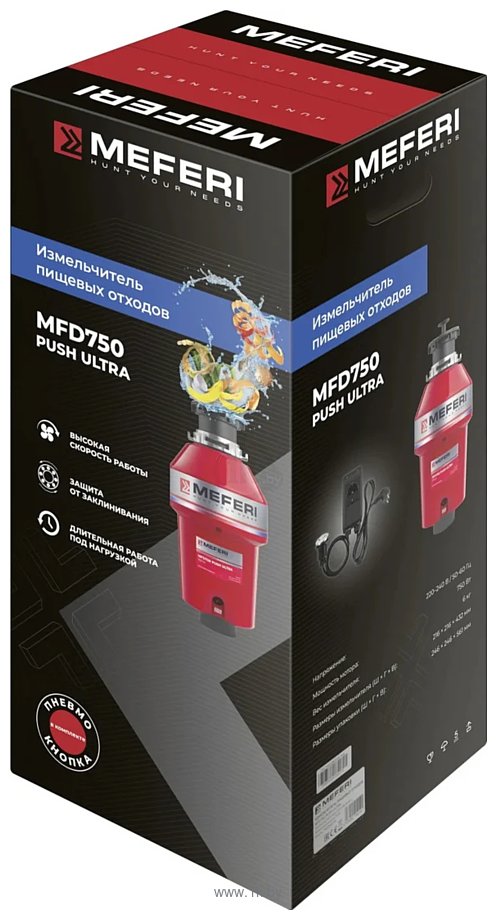 Фотографии Meferi MFD750 PUSH ULTRA с пневмокнопкой в комплекте