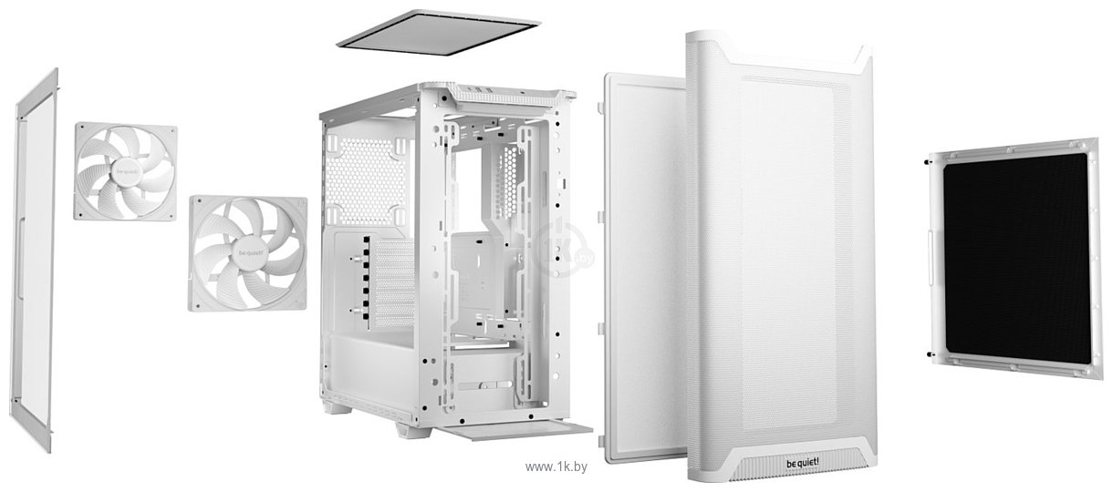 Фотографии be quiet! Pure Base 501 Airflow Window White BGW75