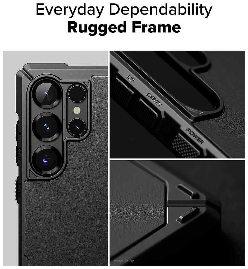 Фотографии Ringke Rugged Gear Magnetic для Galaxy S25 Ultra Black Фотографии Ringke Rugged Gear Magnetic для Galaxy S25 Ultra Black