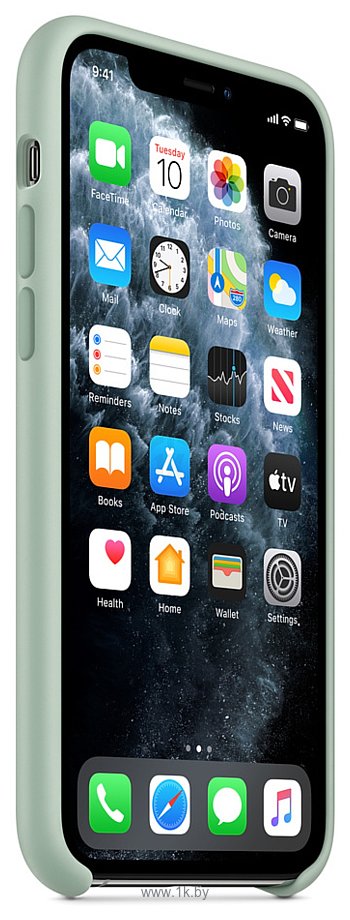 Фотографии Apple Silicone Case для iPhone 11 Pro (голубой берилл)