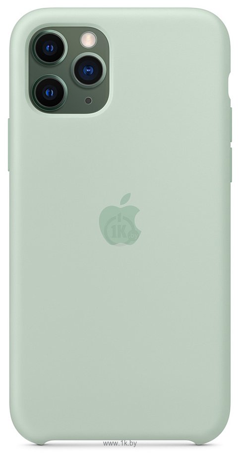 Фотографии Apple Silicone Case для iPhone 11 Pro (голубой берилл)