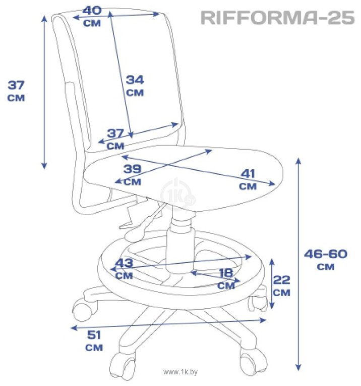 Фотографии Rifforma Comfort-25 (голубой)