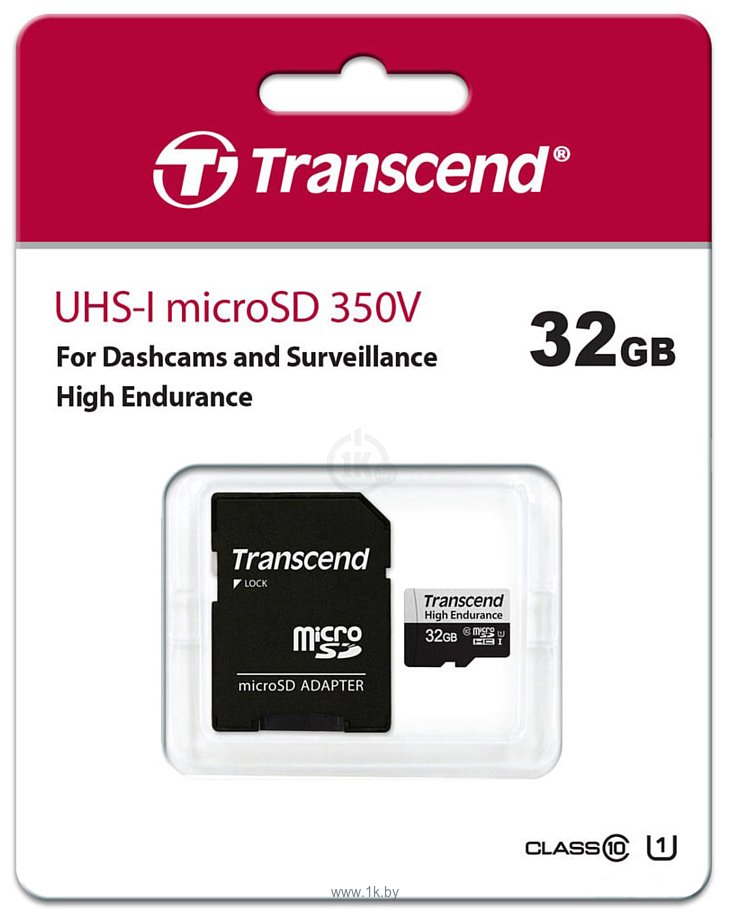 Фотографии Transcend microSDHC TS32GUSD350V 32GB (с адаптером)