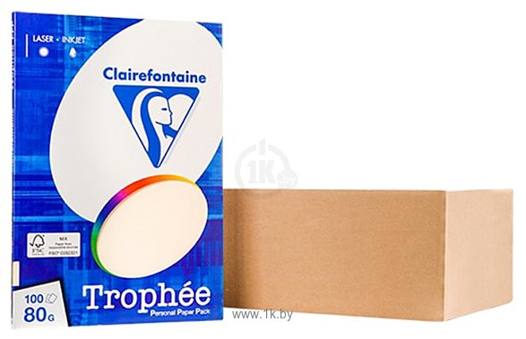 Фотографии Clairefontaine Trophee A4 80 г/кв.м 100 л 4104C (кремовый)