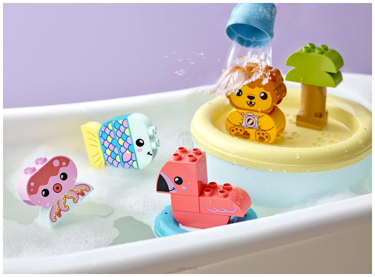Фотографии LEGO Duplo 10966 Приключения в ванной: плавучий остров для зверей