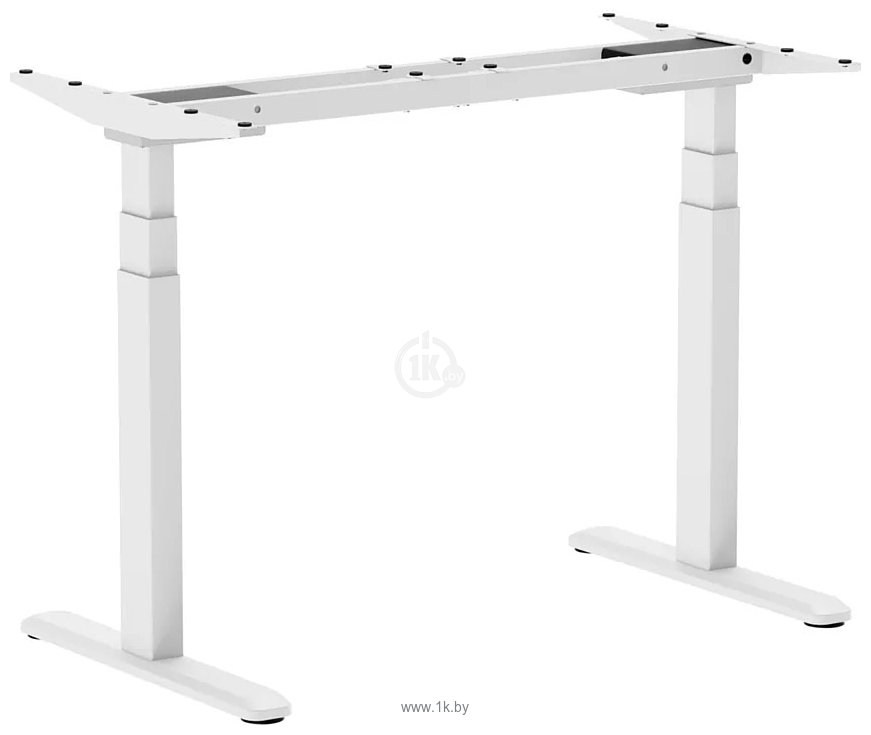 Фотографии ErgoSmart Wooden Ergo Desk Prime 1300х750х27 мм (массив дуб натуральный/белый)