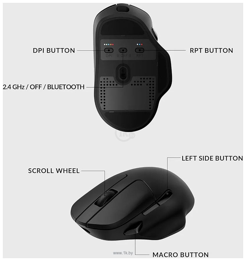Фотографии Keychron M7 Wireless black