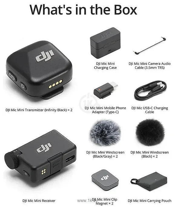 Фотографии DJI Mic Mini (2TX + 1RX + Charging Case)