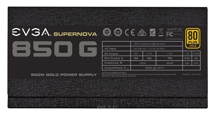 Фотографии EVGA SuperNOVA 850 GS 850W