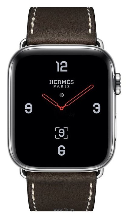 Фотографии Apple Watch Herms Series 4 GPS + Cellular 44mm Stainless Steel Case with Leather Single Tour Deployment Buckle