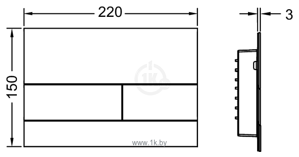 Фотографии Tece Square II 9240837 (глянец черный хром)