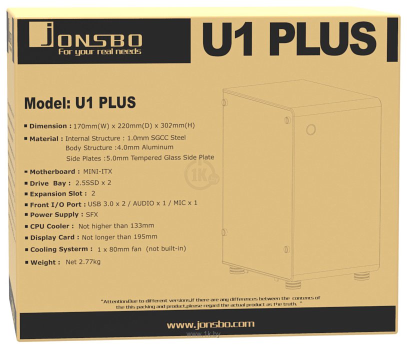 Фотографии Jonsbo U1 Plus (черный)