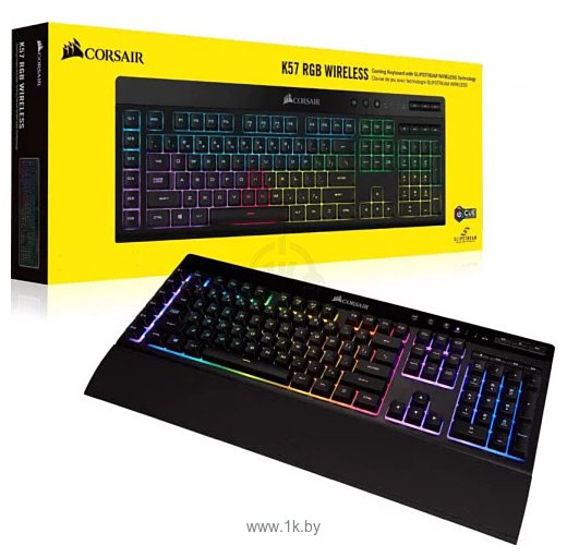 Фотографии Corsair K57 RGB Wireless нет кириллицы