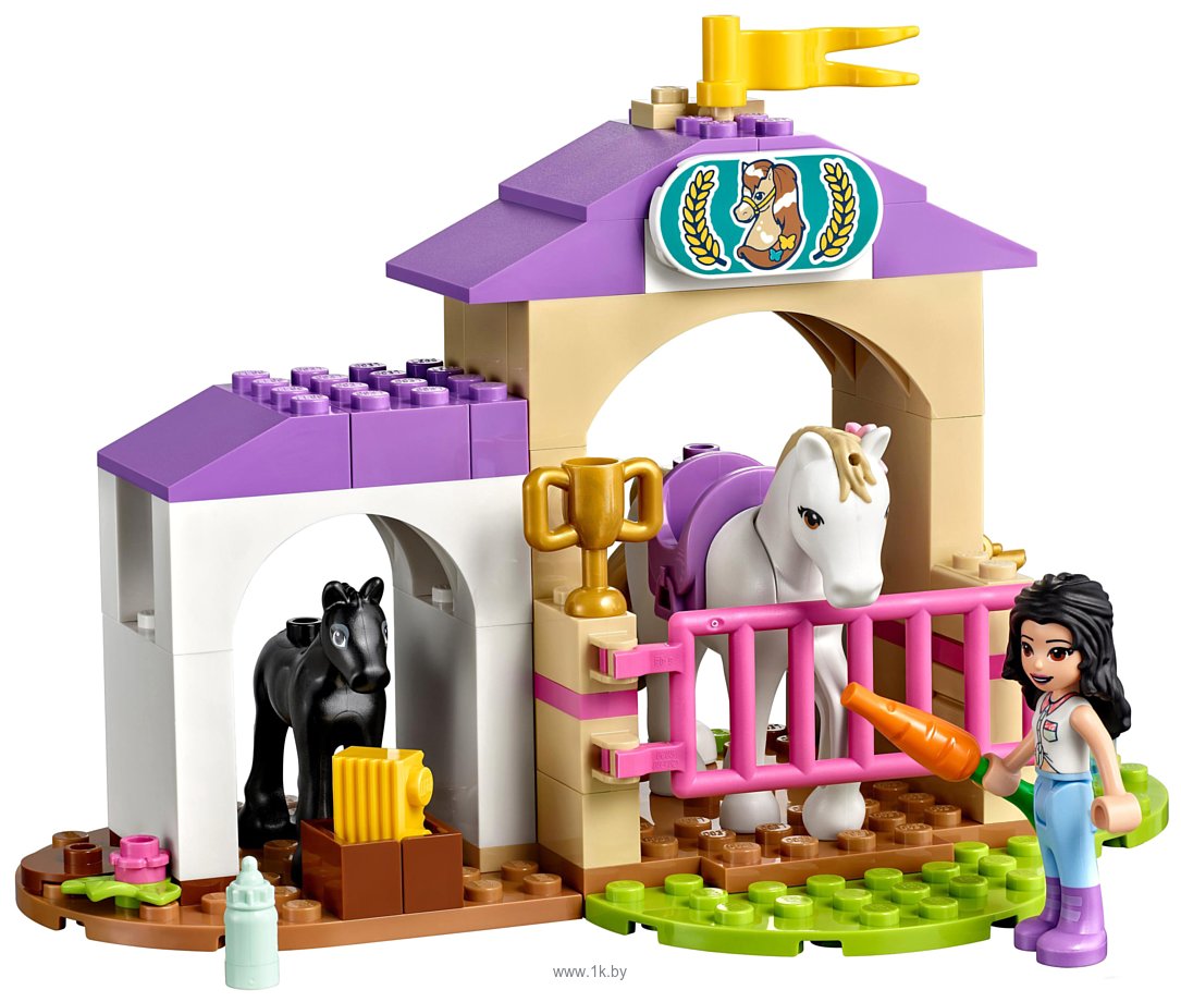 Фотографии LEGO Friends 41441 Тренировка лошади и прицеп для перевозки