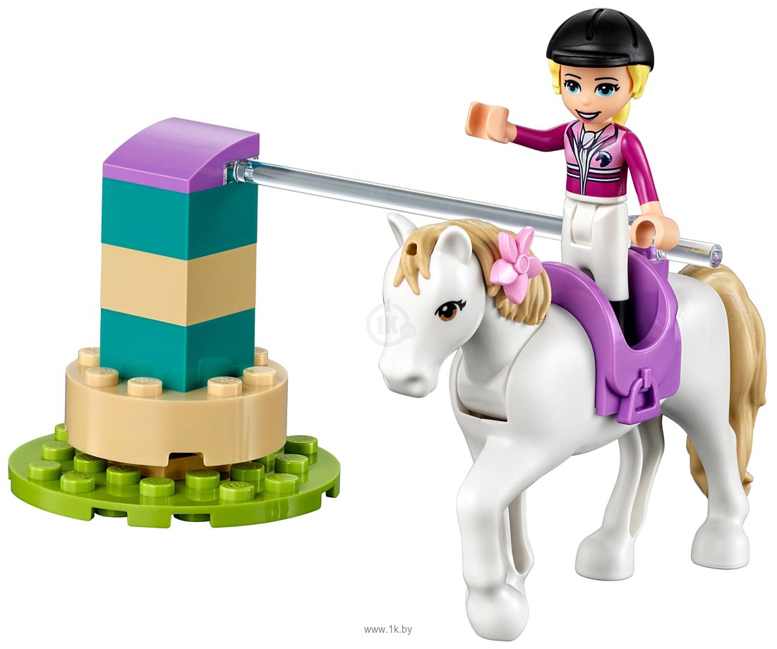 Фотографии LEGO Friends 41441 Тренировка лошади и прицеп для перевозки